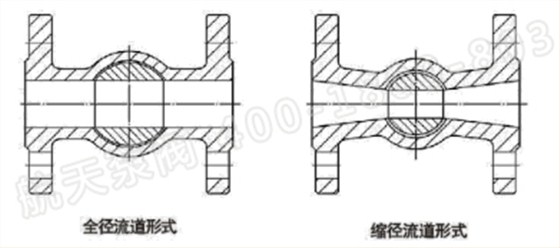 全通径结构及缩径结构