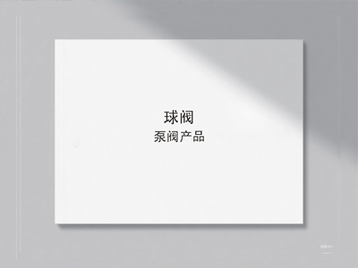 球阀样册封面图