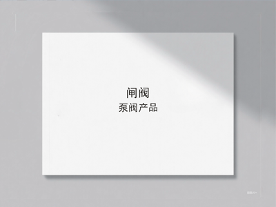 闸阀样册封面图