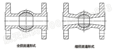 全通径结构及缩径结构